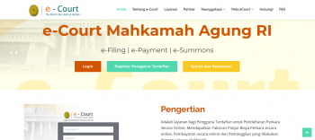 E-COURT MAHKAMAH AGUNG REPUBLIK INDONESIA
